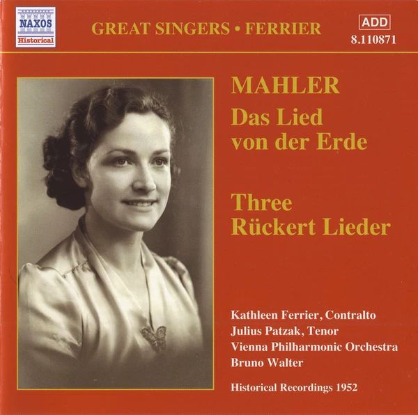 MAHLER - DAS LIED VON DER ERDE CD