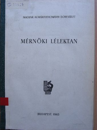 Dr. Hamar Norbert - Mérnöki lélektan [antikvár]