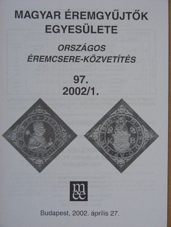Országos éremcsere-közvetítés 2002/1. [antikvár]