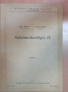 Jederán Miklós - Szövéstechnológia II. [antikvár]