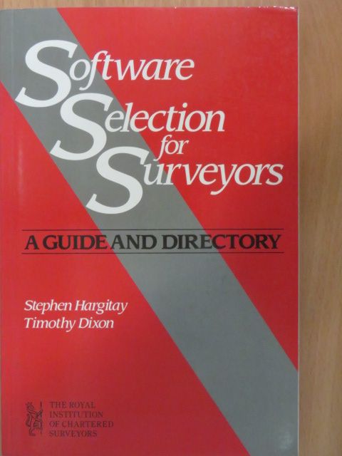 Stephen Hargitay - Software Selection for Surveyors [antikvár]