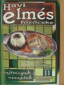 Havi elmés főzőcske 2002/11 [antikvár]