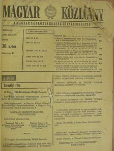 Magyar Közlöny 1983. (nem teljes évfolyam) [antikvár]