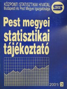 Pest megyei statisztikai tájékoztató 2001/3. [antikvár]