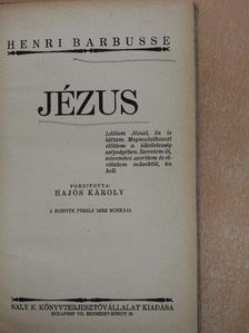 Henri Barbusse - Jézus [antikvár]