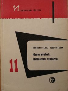 Dr. Mándoki Pál - Idegen nyelvek elválasztási szabályai [antikvár]