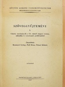 Babits Mihály - Szöveggyűjtemény I. [antikvár]