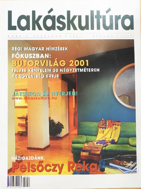 Czeglédi Cecília - Lakáskultúra 2002. január [antikvár]