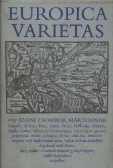 Szepsi Csombor Márton - Europica Varietas [antikvár]