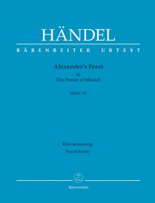 HAENDEL - DAS ALEXANDER-FEST HWV75 KLAVIERAUSZUG (AMELN)