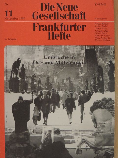 Christian Fenner - Die Neue Gesellschaft/Frankfurter Hefte 1989/11. [antikvár]