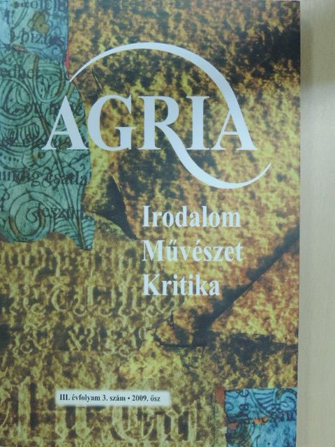 Anga Mária - Agria 2009. ősz [antikvár]