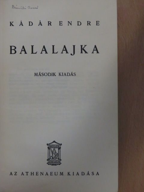 Kádár Endre - Balalajka [antikvár]