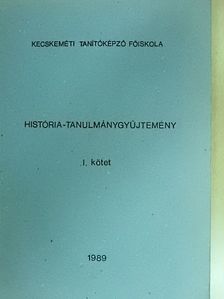 Dr. Kökény János - História-tanulmánygyűjtemény I. [antikvár]