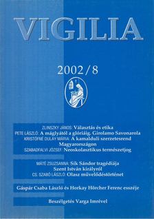 Lukácsi László - Vigilia 2002/8. [antikvár]