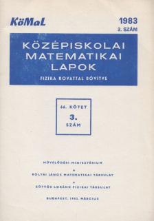Fried Ervinné - Középiskolai matematikai lapok 1983/3 szám [antikvár]