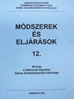 Kiss Edina - Módszerek és eljárások 12. [antikvár]