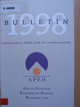 Kis Sándorné - Bulletin 1998. [antikvár]