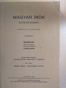 Dr. Gulyás Pál - Magyar írók élete és munkái XVIII. (töredék) [antikvár]