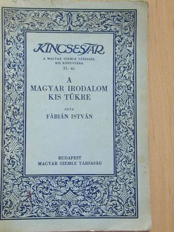Fábián István - A magyar irodalom kis tükre [antikvár]