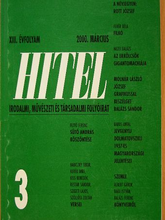 Babiczky Tibor - Hitel 2000. március [antikvár]