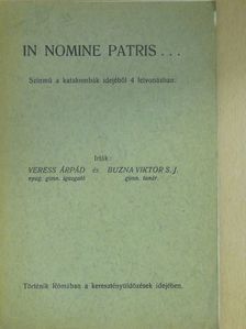 Buzna Viktor - In nomine patris... [antikvár]
