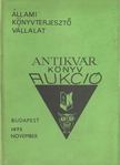 Hoffmann Ferenc (szerk.) - Állami Könyvterjesztő Vállalat antikvár könyvaukció - 1973 November [antikvár]