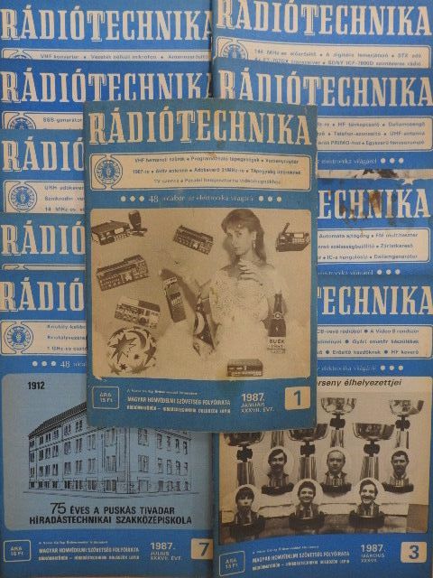 Dr. Vámos Attila - Rádiótechnika 1987. (nem teljes évfolyam) [antikvár]