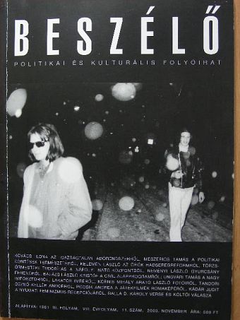 Balázs László Kristóf - Beszélő 2003. november [antikvár]