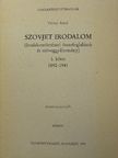 Vécsey Antal - Szovjet irodalom I.  [antikvár]