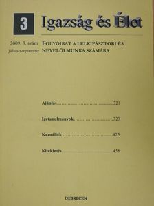Dr. Bogárdi Szabó István - Igazság és Élet 2009/3. [antikvár]