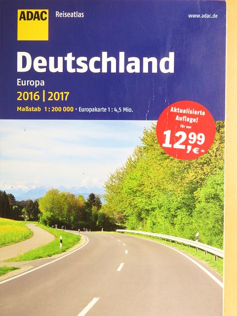 ADAC Reiseatlas Deutschland 2016-2017 [antikvár]