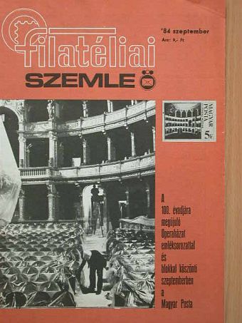 Hollósy Zoltán - Filatéliai Szemle 1984. szeptember [antikvár]