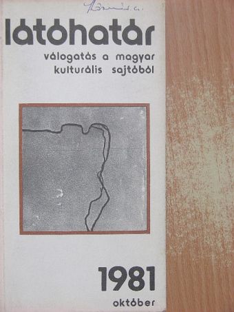 Adamik Mária - Látóhatár 1981. október [antikvár]