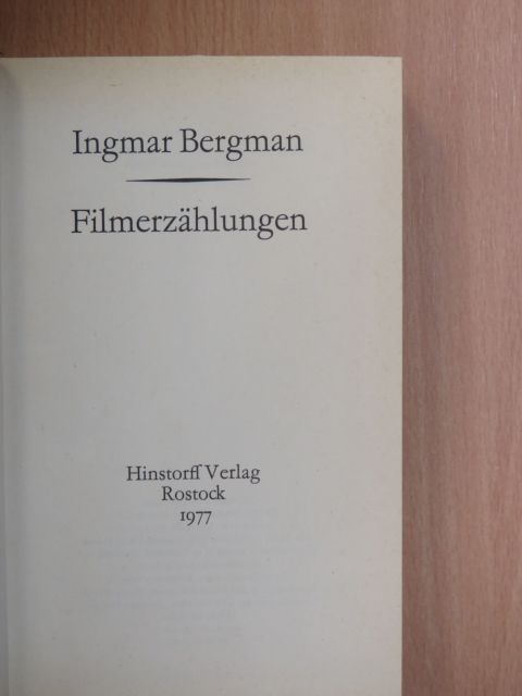 Ingmar Bergman - Filmerzählungen [antikvár]