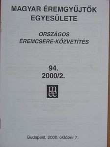 Országos éremcsere-közvetítés 2000/2. [antikvár]
