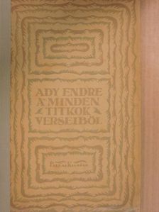 Ady Endre - A minden titkok versei [antikvár]