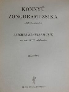 Chr. Fr. Schale - Könnyű zongoramuzsika a XVIII. századból [antikvár]