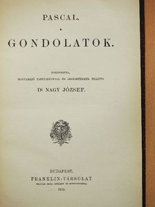 Pascal - Gondolatok [antikvár]