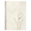 P0130-0471 - Jegyzetfüzet Clairefontaine Tulip paper, spirálos, A/4, 21x29,7cm, 74 lapos, pontozott