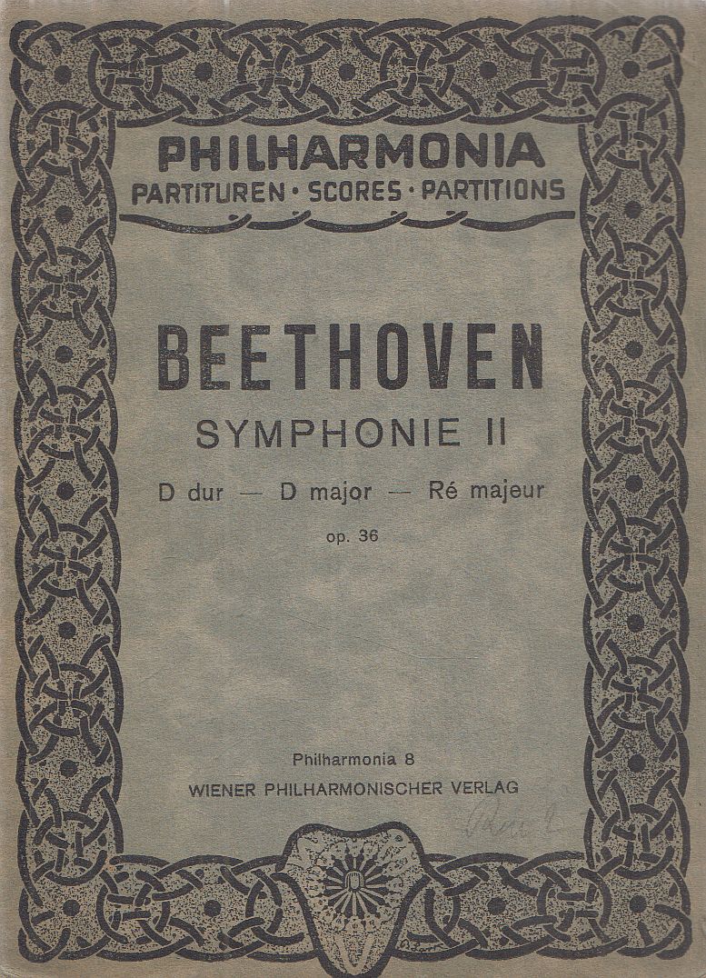 LUDWIG VAN BEETHOVEN - Symphonie II [antikvár]