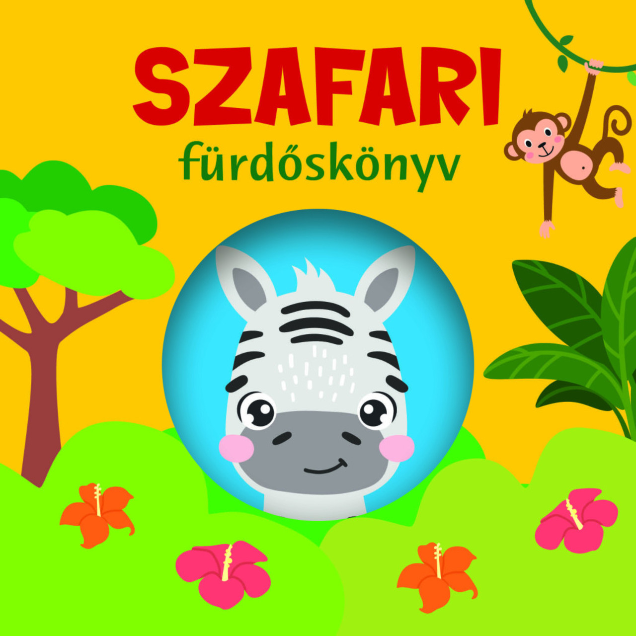 Szafari - fürdőskönyv kukucskáló ablakokkal