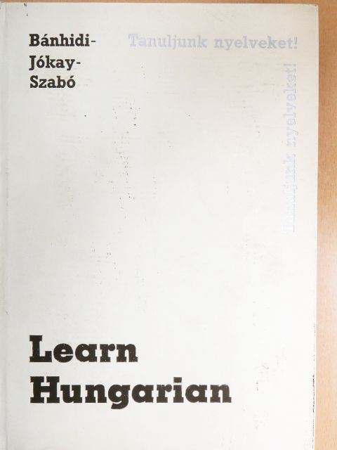 Bánhídi Zoltán - Learn Hungarian [antikvár]