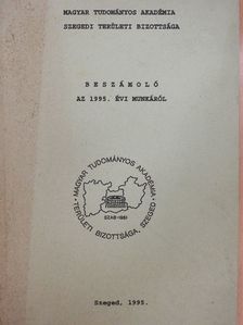 Beszámoló az 1995. évi munkáról [antikvár]