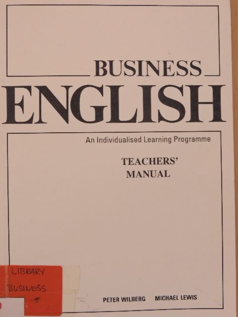 Michael Lewis - Business English Teacher's Manual [antikvár]