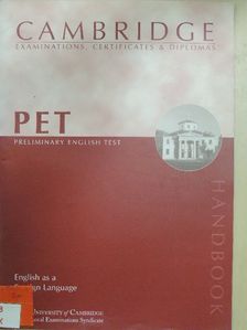 Cambridge PET - Handbook [antikvár]