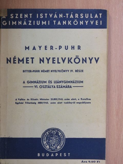 Német nyelvkönyv  [antikvár]