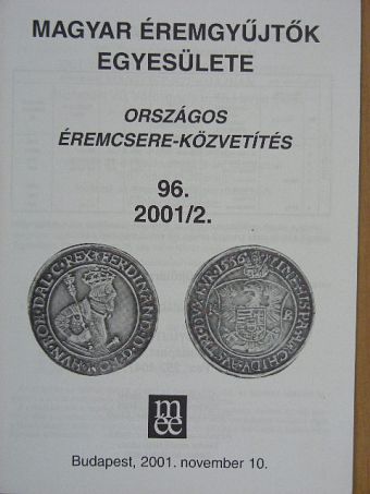 Országos éremcsere-közvetítés 2001/2. [antikvár]