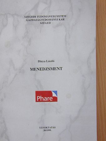Dinya László - Menedzsment [antikvár]