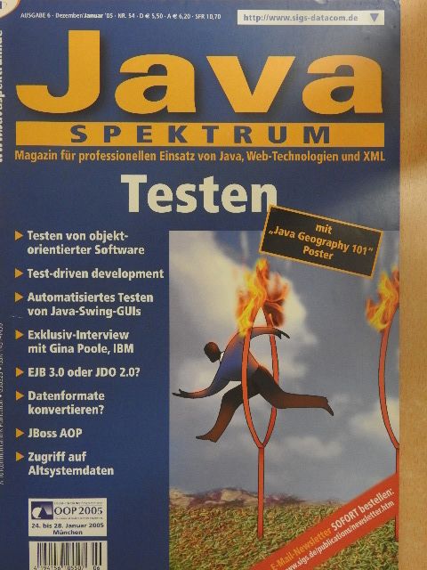 Angelika Langer - JavaSpektrum Dezember/Januar 2005 [antikvár]